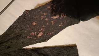 Giacca elegante pizzo nero