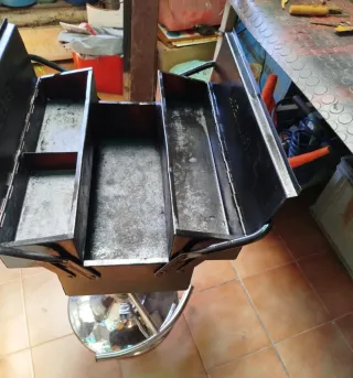 Caja de herramientas vintage PALMERA