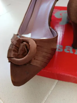 Zapatos de fiesta Pasarela marrones