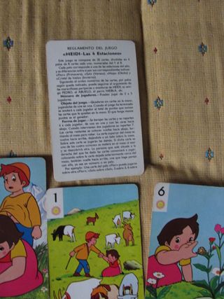 Juego Cartas Heidi Las 4 Estaciones