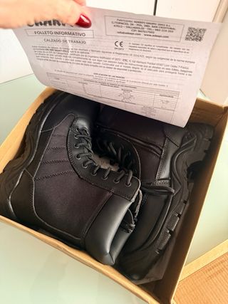 Botas de trabajo negras