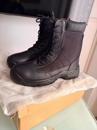 Botas de trabajo negras