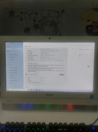Ordenador  pantalla  2 en 1 MSI Adora 20 2BT .