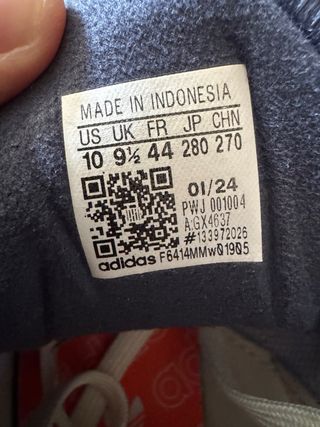 Zapatillas Adidas Azul y Naranja