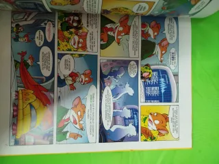 Libro Gerónimo Stilton dinosaurios infantil dibujo