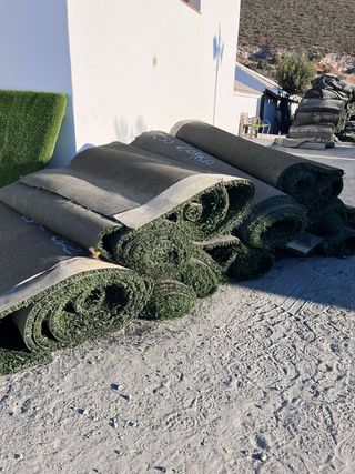 Césped artificial reciclado