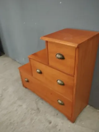 Mueble Escalera Madera Marrón