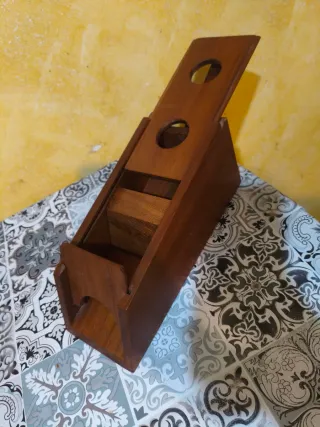 Sabot distributore carte da gioco in legno