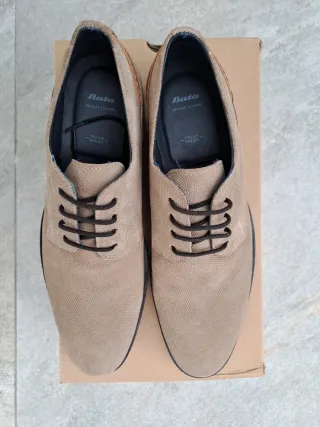 Scarpe eleganti Bata Derby beige Tg 40