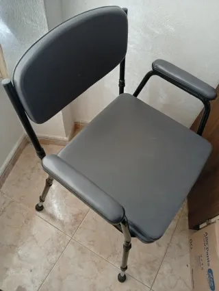 Silla WC con tapa y cubo extraíble