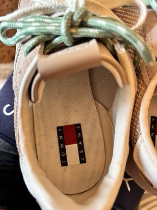 Zapatillas Tommy Jeans Beige/Verde Talla 38