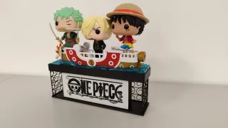 Espositore Funko Pop One Piece con luci LED
