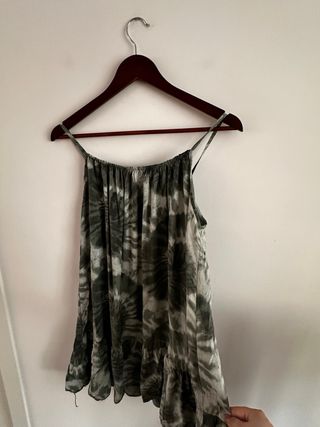 Vestido Boho Tie-Dye Viscosa Made in Italy M
