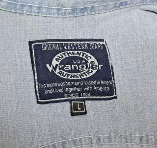 Camicia jeans vintage Wrangler donna L