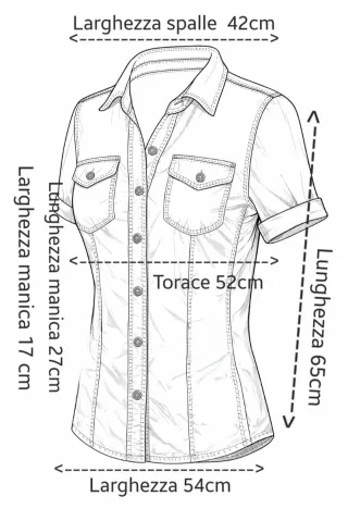 Camicia jeans vintage Wrangler donna L