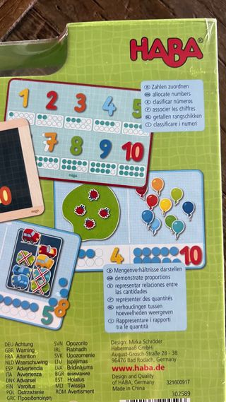 Juego Magnético HABA Números y Operaciones