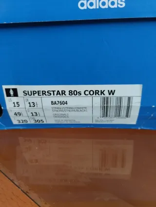 Adidas Superstar 80s Cork W Talla 49