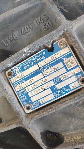 Caja de Cambios Man (ZF) con Toma de Fuerza