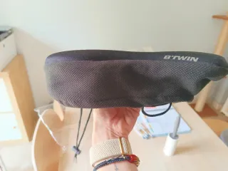 Cubre Sillín Btwin Memory Foam Negro