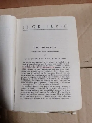 El criterio. Historia de la filosofía