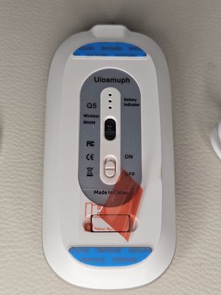 Ratón Inalámbrico Uiosmuph Rosa Recargable