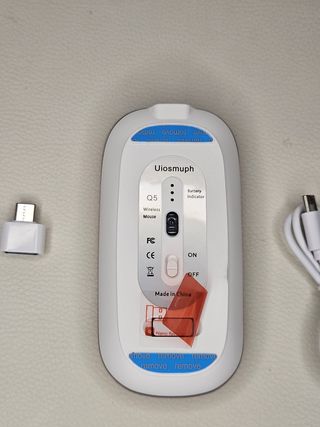 Ratón Inalámbrico Uiosmuph Rosa Recargable