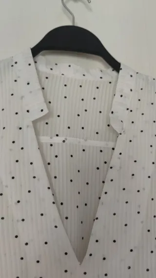 Blusa Vintage Topos Talla M/38