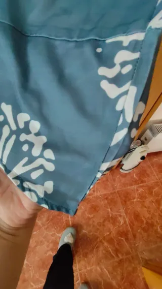 Pantalón veraniego estampado talla 48
