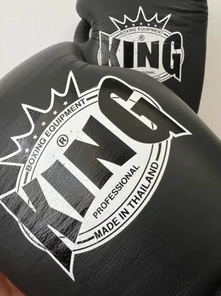 Guantes Boxeo King 14 oz Negros
