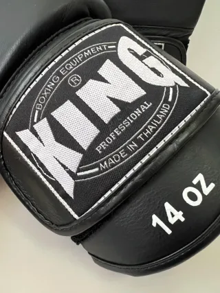 Guantes Boxeo King 14 oz Negros