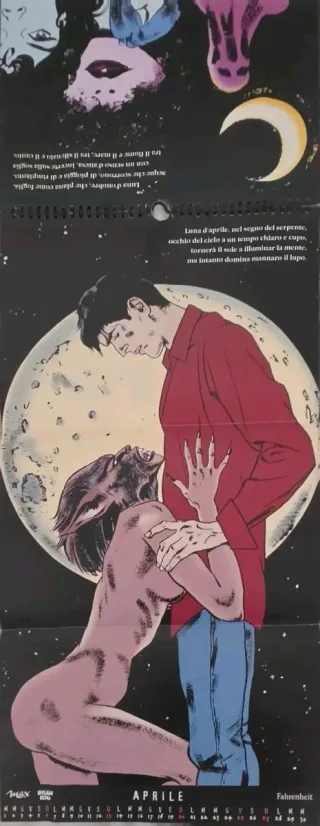 Calendario Dylan Dog Max 1997