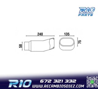 COLA ESCAPE DTM ACERO INOX