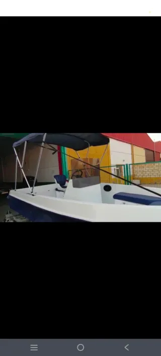 Barco open 5,50m con motor Marine 2T