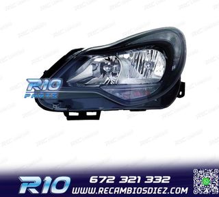 FARO IZQ PARA OPEL CORSA D 11-14 FONDO NEGRO