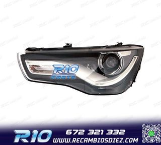 FARO IZQ XENON AUDI A1 10-14 DRL NEGRO