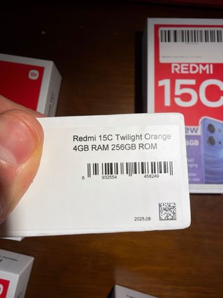 Lote 5 Xiaomi Redmi 15C 256GB SELLADOS