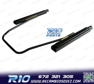 KIT ASIENTO BAQUET UNIVERSAL CUERO NEGRO ESTILO SPORTSTER CU
