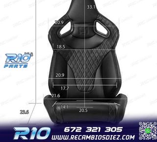 KIT ASIENTO BAQUET UNIVERSAL CUERO NEGRO ESTILO SPORTSTER CU