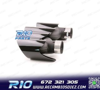 COLAS ESCAPE PORSCHE MACAN 95B 14-17 LOOK GTS NEGRO