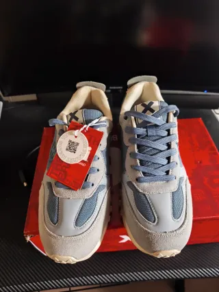 Botines Xti Talla 42 Azul/Gris