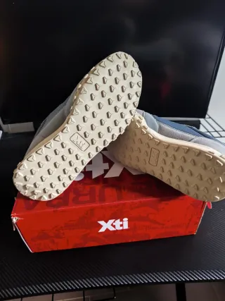 Botines Xti Talla 42 Azul/Gris