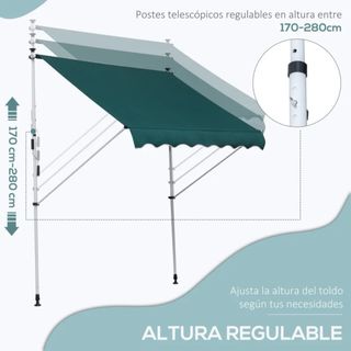 Toldo Retráctil Balcón 200x150cm