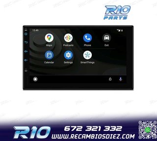 RADIO GPS ANDROID 14 2DIN 7" MULTIMEDIA GPS HD 3 USB SD