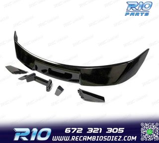 ALERON SPOILER FORD MUSTANG 15-23 LOOK GT500 NEGRO BRILLO