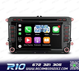 RADIO GPS ANDROID 13 PARA VOLKSWAGEN VW SEAT SKODA TOURAN 7"
