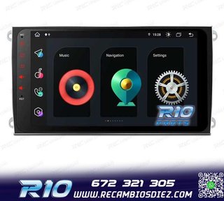 RADIO GPS ANDROID 12 PARA PORSCHE CAYENNE 03-10 9" USB GPS T