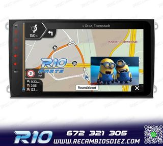 RADIO GPS ANDROID 12 PARA PORSCHE CAYENNE 03-10 9" USB GPS T