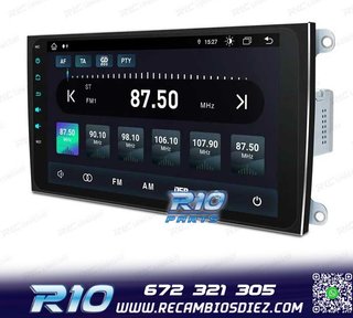 RADIO GPS ANDROID 12 PARA PORSCHE CAYENNE 03-10 9" USB GPS T