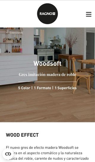 Baldosa imitación madera Ragno