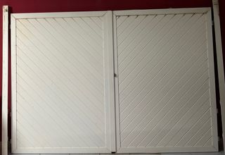 Puerta de jardín de aluminio de 260x160 cm